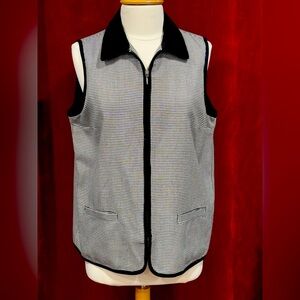 Alison Daley Houndstooth Vest